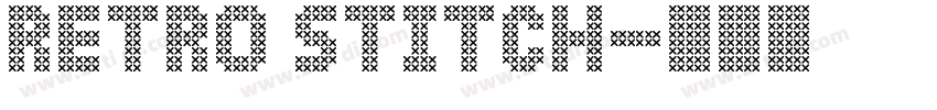 Retro Stitch字体转换